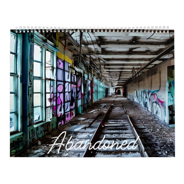 Abandoned, Street Art, Love Spaces, Graffiti Kalender (Titelbild)