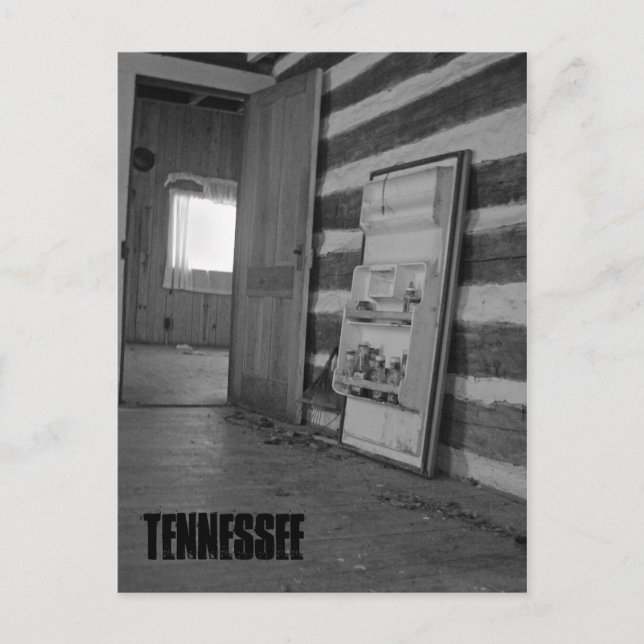 Abandoned Tennessee Zuhause Postkarte (Vorderseite)