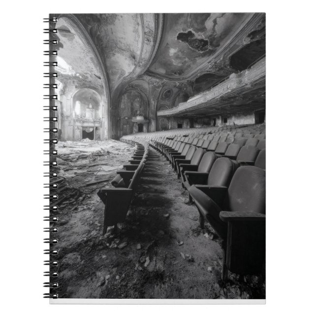 Abandoned Theater Decothetics Notebook Notizblock (Vorderseite)