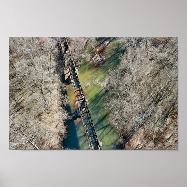 Abandoned Train Trestle Royersford PA Poster (Vorne)