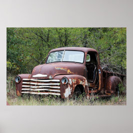 Abandoned Truck Poster