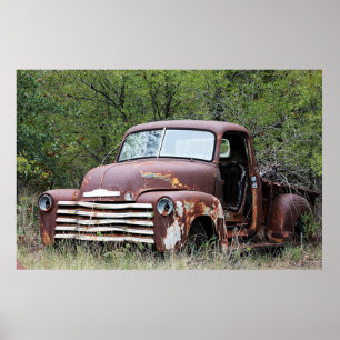 Abandoned Truck Poster