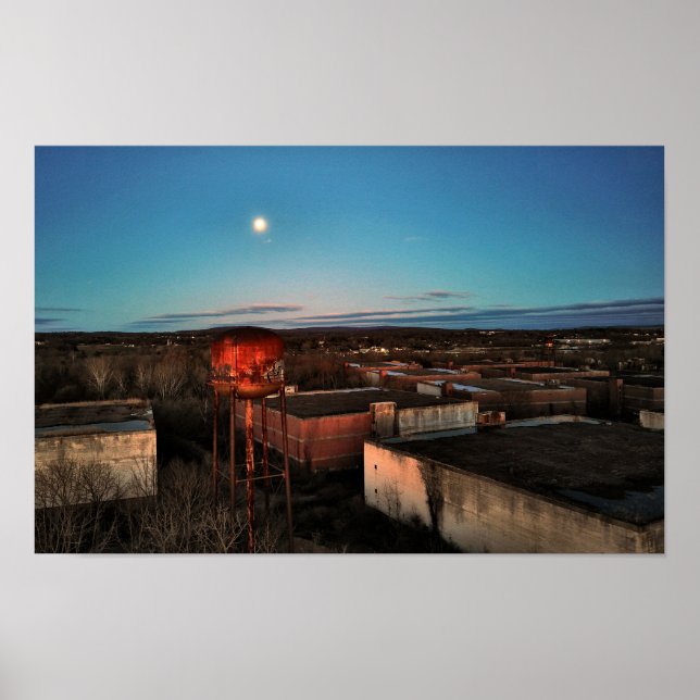 Abandoned Whiskey Distillery Linfield PA Poster (Vorne)