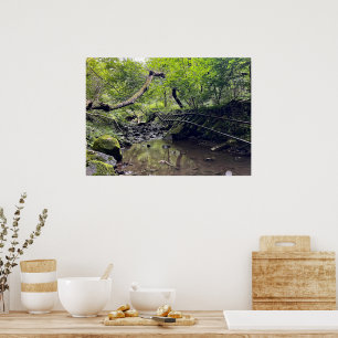 Abandonierte Eisenbahn Poster