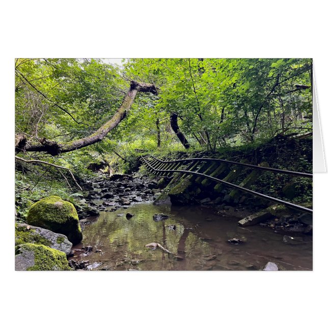 Abandonierte Eisenbahnkarte (Vorderseite (Horizontal))