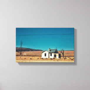 Abandonierter Bahnhof in Namibia Canvas Print Leinwanddruck