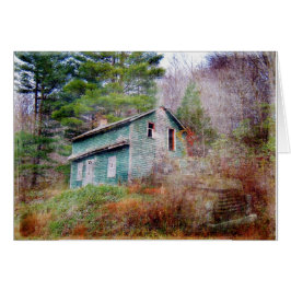 Abandred House and Truck Digital Art