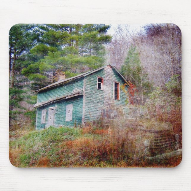 Abandred House and Truck Digital Art Mousepad (Vorne)