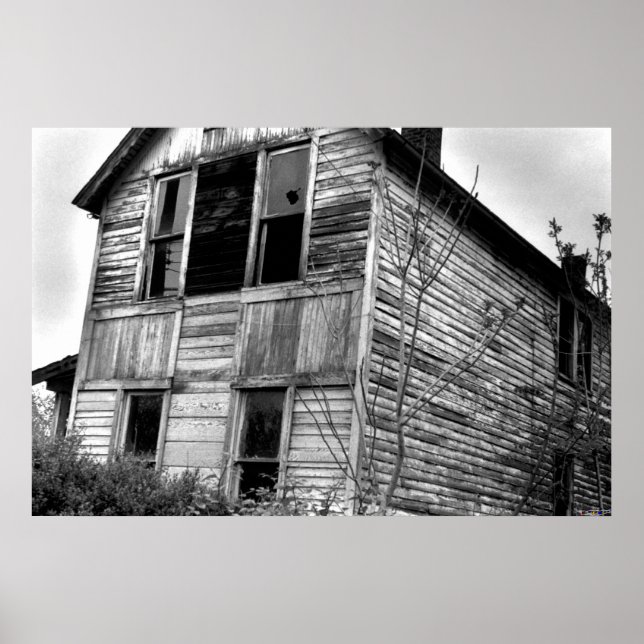 Abandred Two Story House Poster (Vorne)