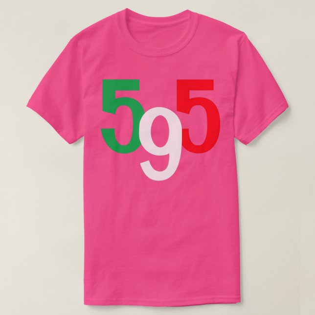 Abarth 595 Italienisch T-Shirt (Design vorne)