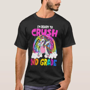 Abb. 2. Stufe Einhornabfall Zurück T-Shirt
