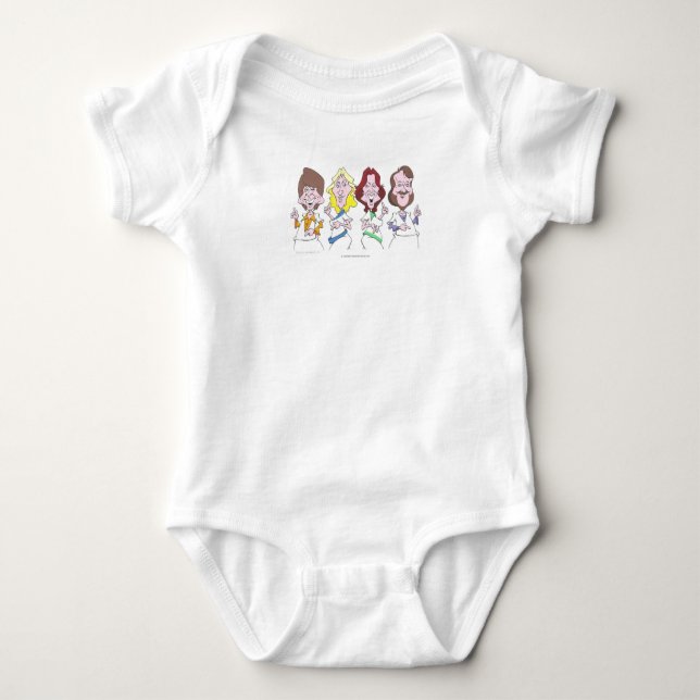 ABBA Baby Bodysuit  Baby Strampler (Vorderseite)