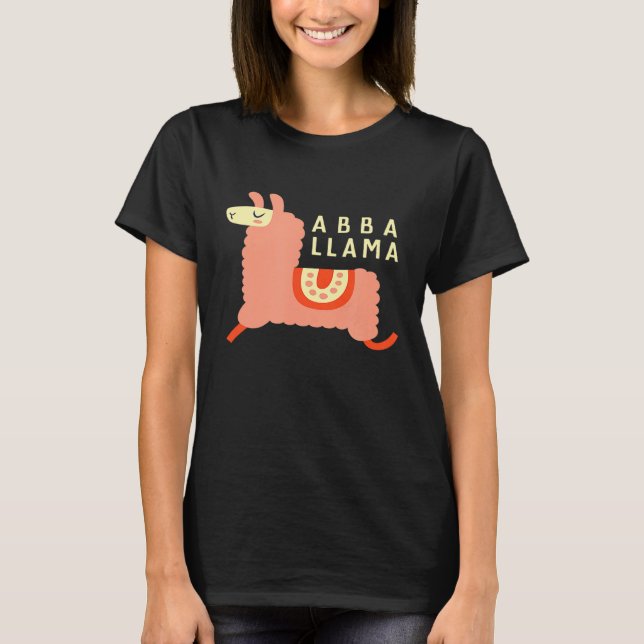 Abba Llama T-Shirt (Vorderseite)