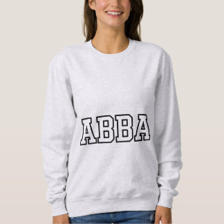 Abba Name Typografie Design Sweatshirt