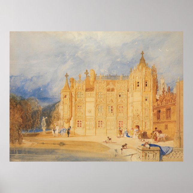 Abbatial House, Abtei von St. Ouen, Rouen Poster (Vorne)