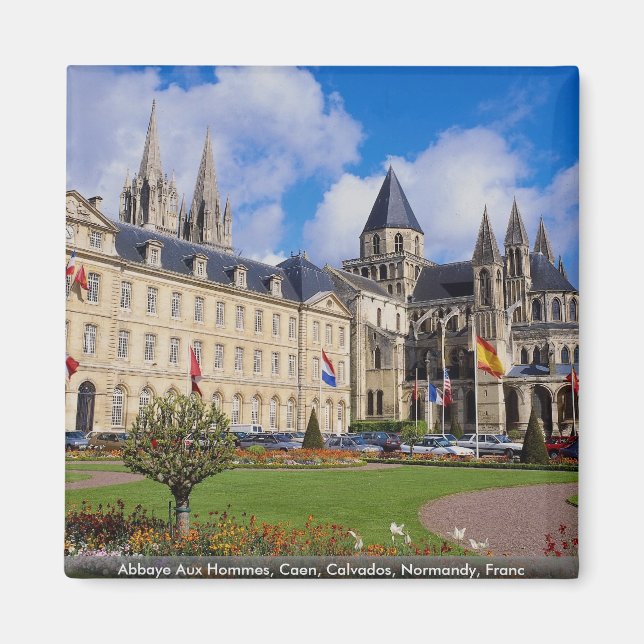 Abbaye Aux Hommes, Caen, Calvados, Normandie, Fran Magnet (Vorne)