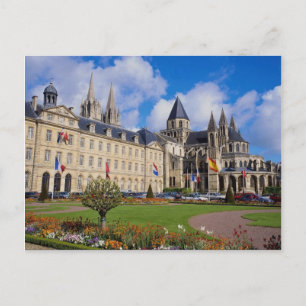 Abbaye Aux Hommes, Caen, Calvados, Normandie, Fran Postkarte