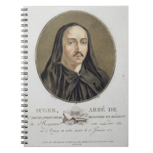 Abbe de Suger (1082-1151) von 'Porträt-DES gran Notizblock