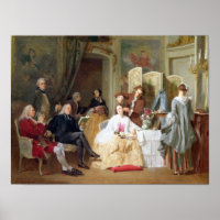 Abbe Prevost reading 'Manon Lescaut', 1856