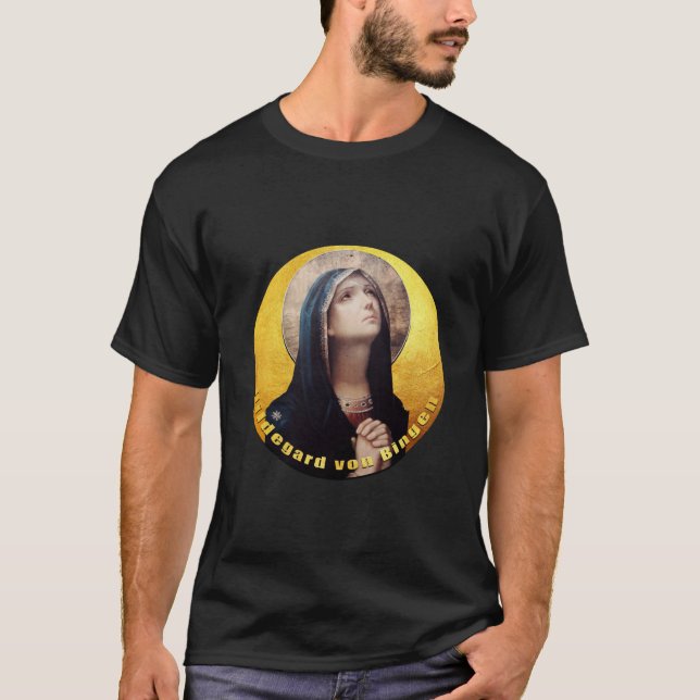 Abbess Hildegard von Bingen T-Shirt (Vorderseite)
