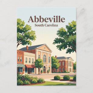 Abbeville, South Carolina Postkarte