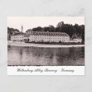 Abbey Brewery Weltenburg, Donau Kloster Deutschlan Postkarte