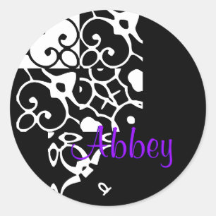 Abbey Designer Name I Aufkleber