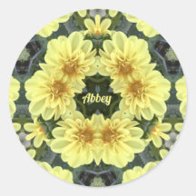 ABBEY ~ EASTER DAHLIAS YELLOW RELIGIOUS ~