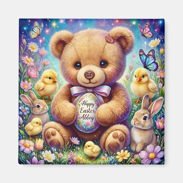 ABBEY ~ Easter Teddy ~  Magnet (Vorne)