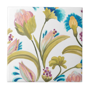 Abbey Floral Tiles - Frühlingsblumen Fliese
