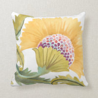 Abbey Floral Tiles - Gelb