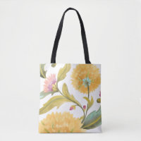 Abbey Floral Tiles - Gelbe Blumen
