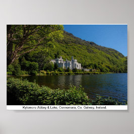Abbey Kylemore, Connemara, Grafschaft Galway Irlan Poster
