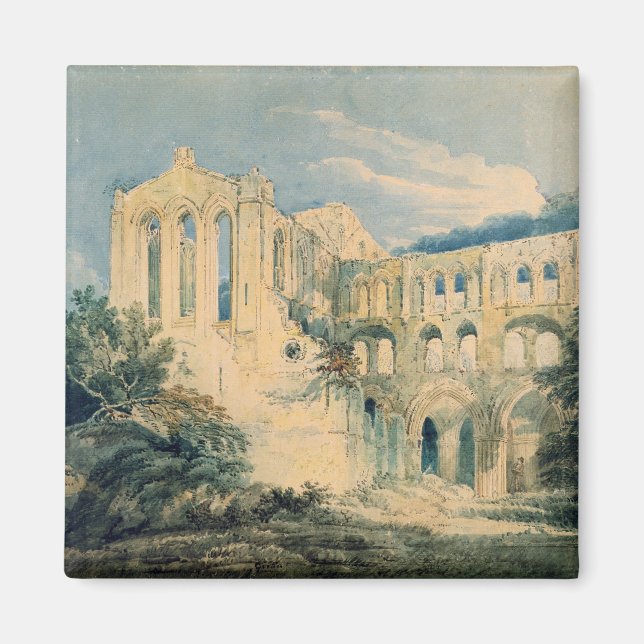 Abbey Rievaulx, Yorkshire, 1798 (w/c) Magnet (Vorne)