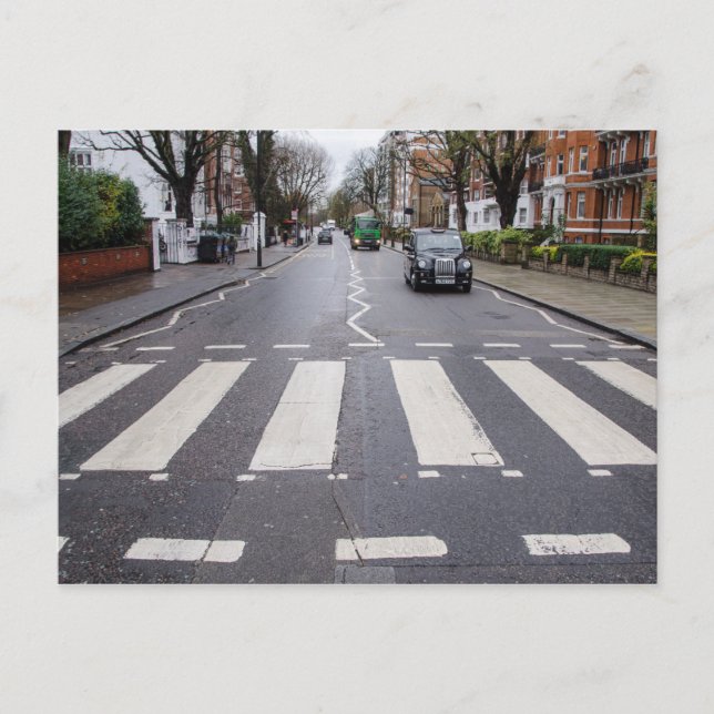 Abbey Road Crossing - London England Postkarte (Vorderseite)