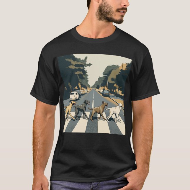 Abbey Road Dog T-Shirt (Vorderseite)