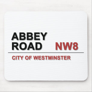 Abbey Road London England - Vintag Mousepad