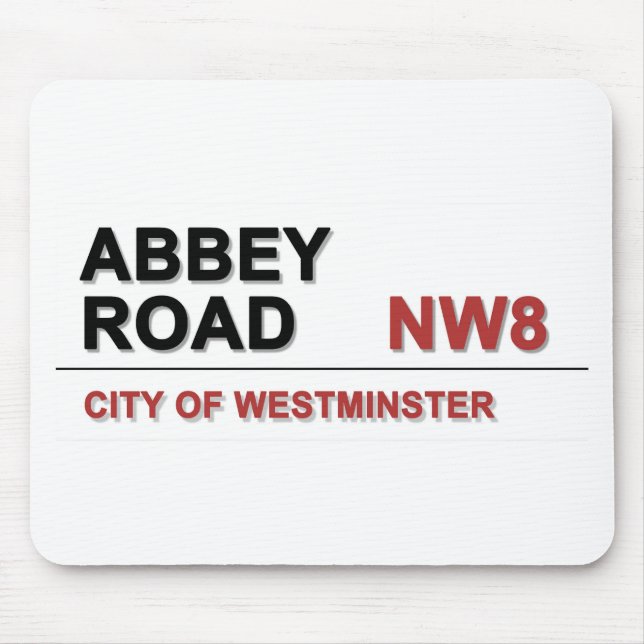Abbey Road London England - Vintag Mousepad (Vorne)