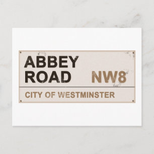 Abbey Road London England - Vintag Postkarte