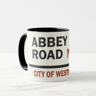 Abbey Road London Straßenschild Tasse