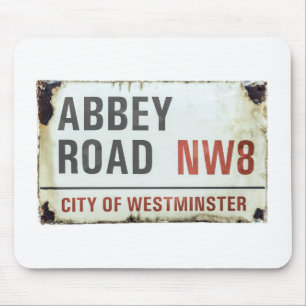 Abbey Road Sign Mousepad