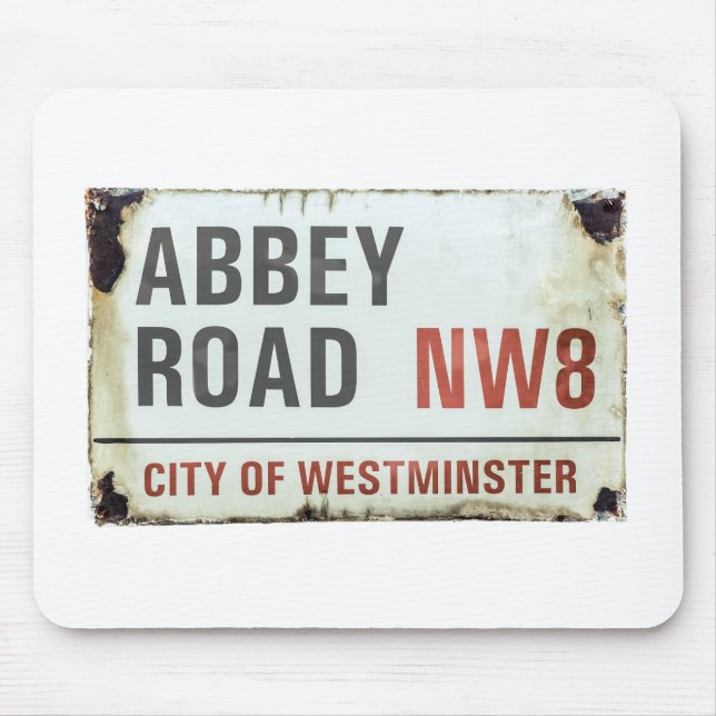 Abbey Road Sign Mousepad (Vorne)