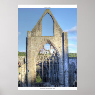 Abbey VII, Zisterzienserkloster Wales Poster