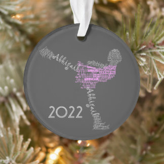 Abbigail Personalisiert Ice Abbildung Skater Ornament