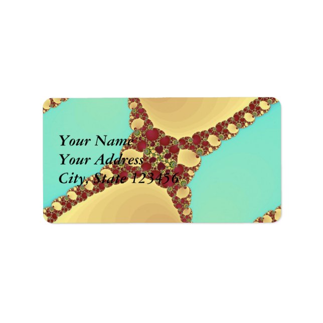 Abbildung 3: Fraktal Adressaufkleber (Vorne)