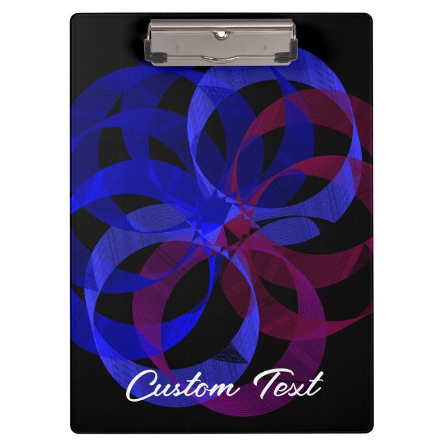 Abbildung 8 Geometrisch Klemmbrett (Vorderseite)