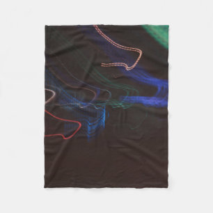 Abbildung der LED-Leuchten in verschiedenen Farben Fleecedecke