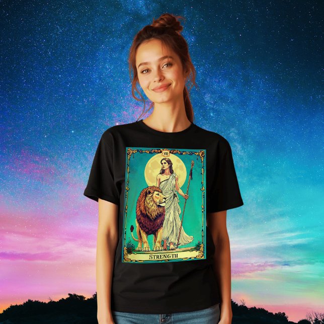 Abbildung der Tarot-Karte, Festigkeit T-Shirt (Von Creator hochgeladen)