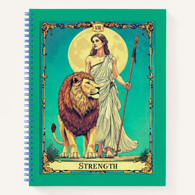 Abbildung der Tarot-Karte, Festigkeitsblatt Notizbuch (Vorderseite)