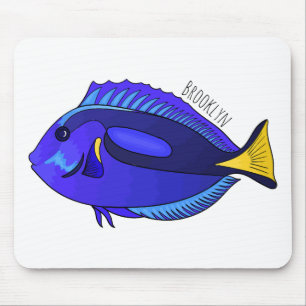 Abbildung des Blauen Tang-Cartoon Mousepad